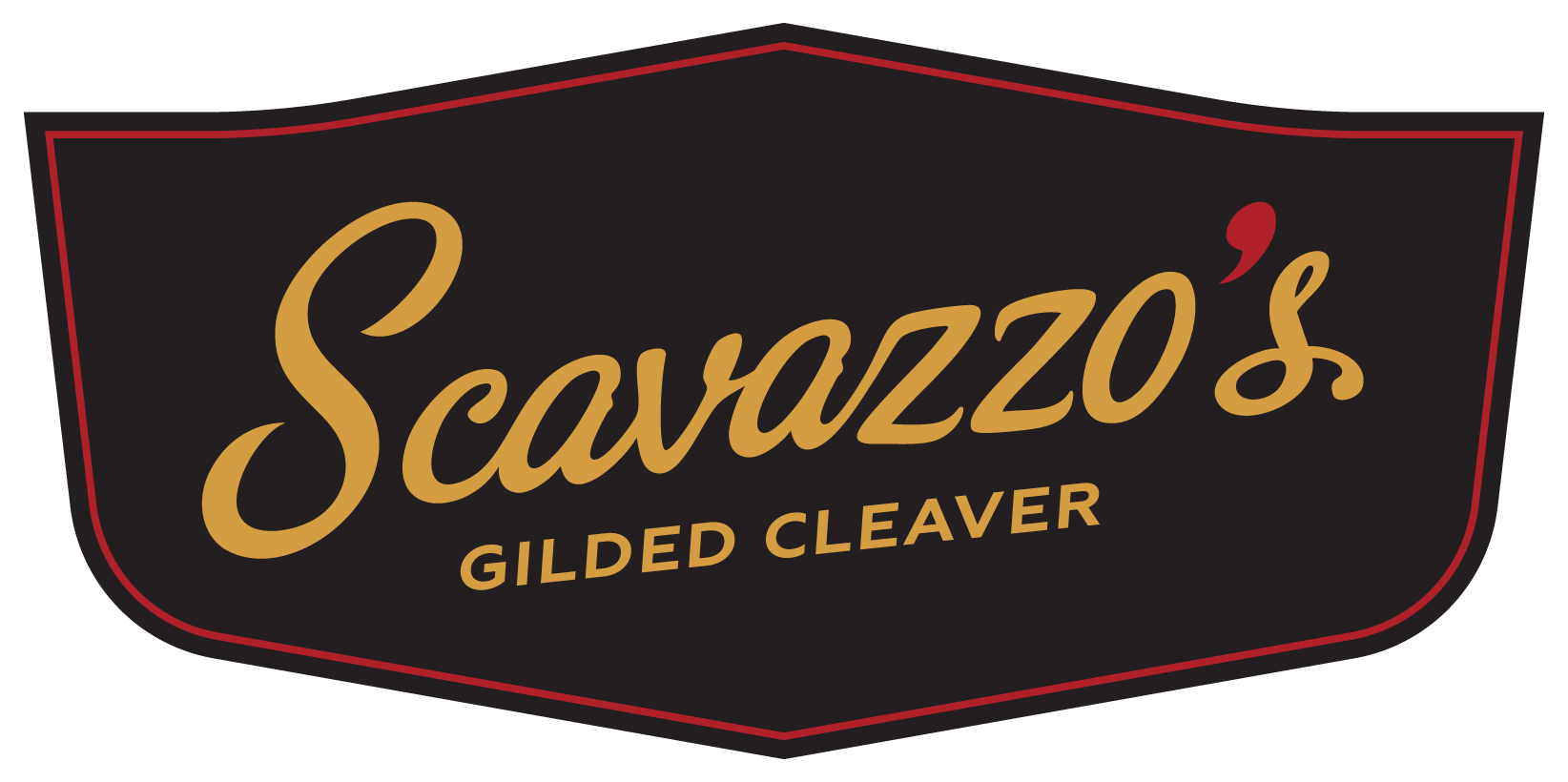 Scavazzo's Gilded Cleaver badge logo